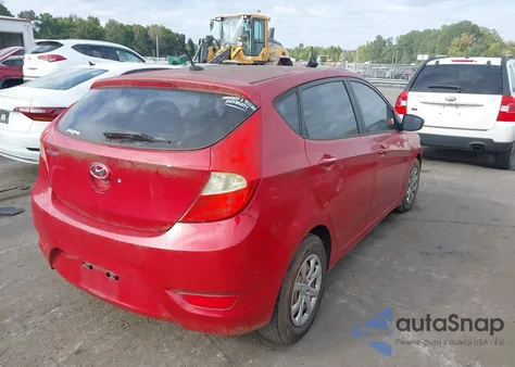 2014 Hyundai Accent Gs z USA, uszkodzony, nr VIN KMHCT5AE6EU197103